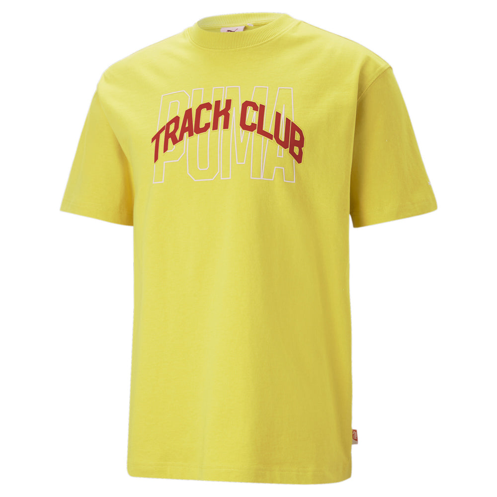 Track Meet Graphic Crew Neck Short Sleeve T-Shirt