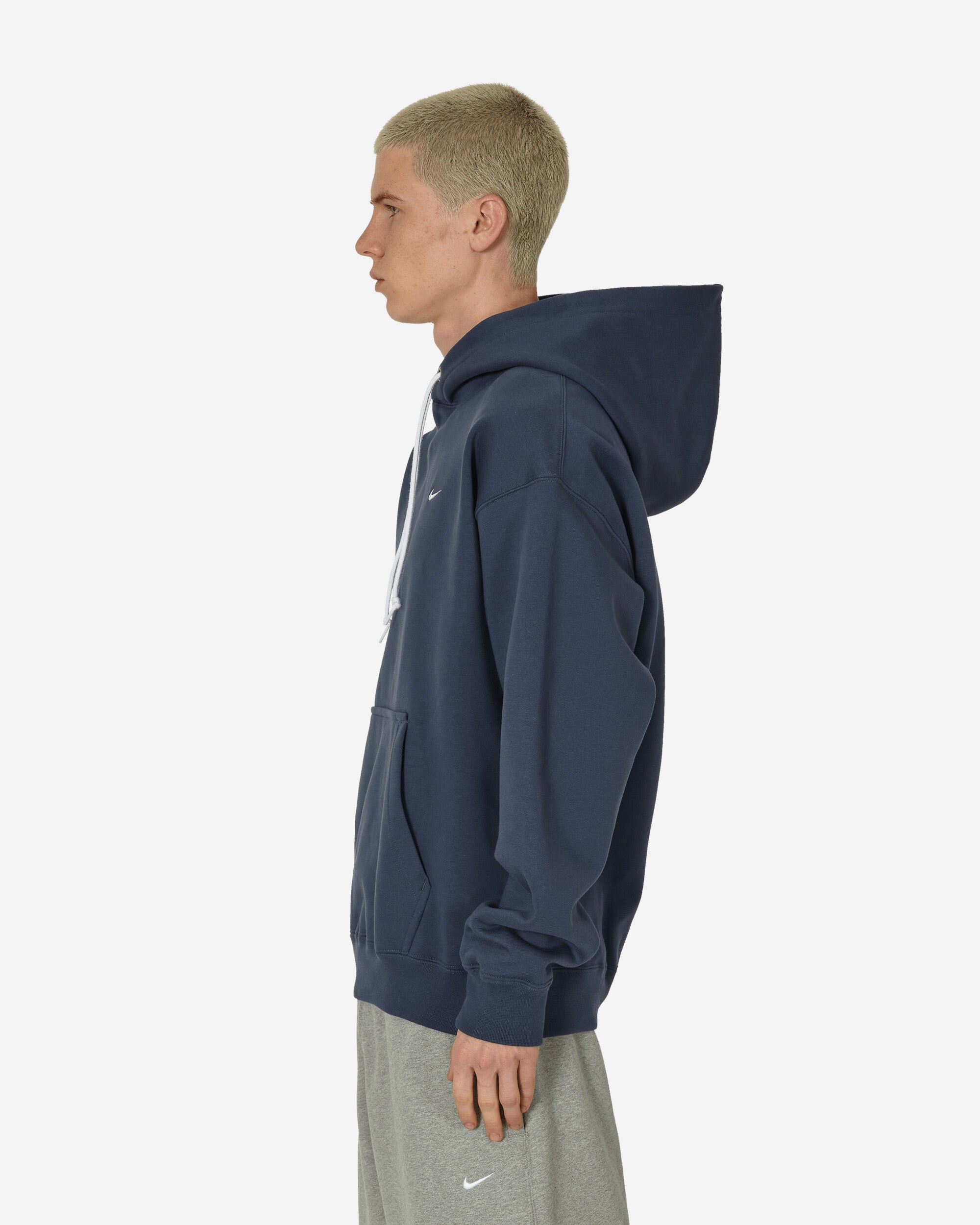 Solo Swoosh Hooded Sweatshirt Thunder Blue