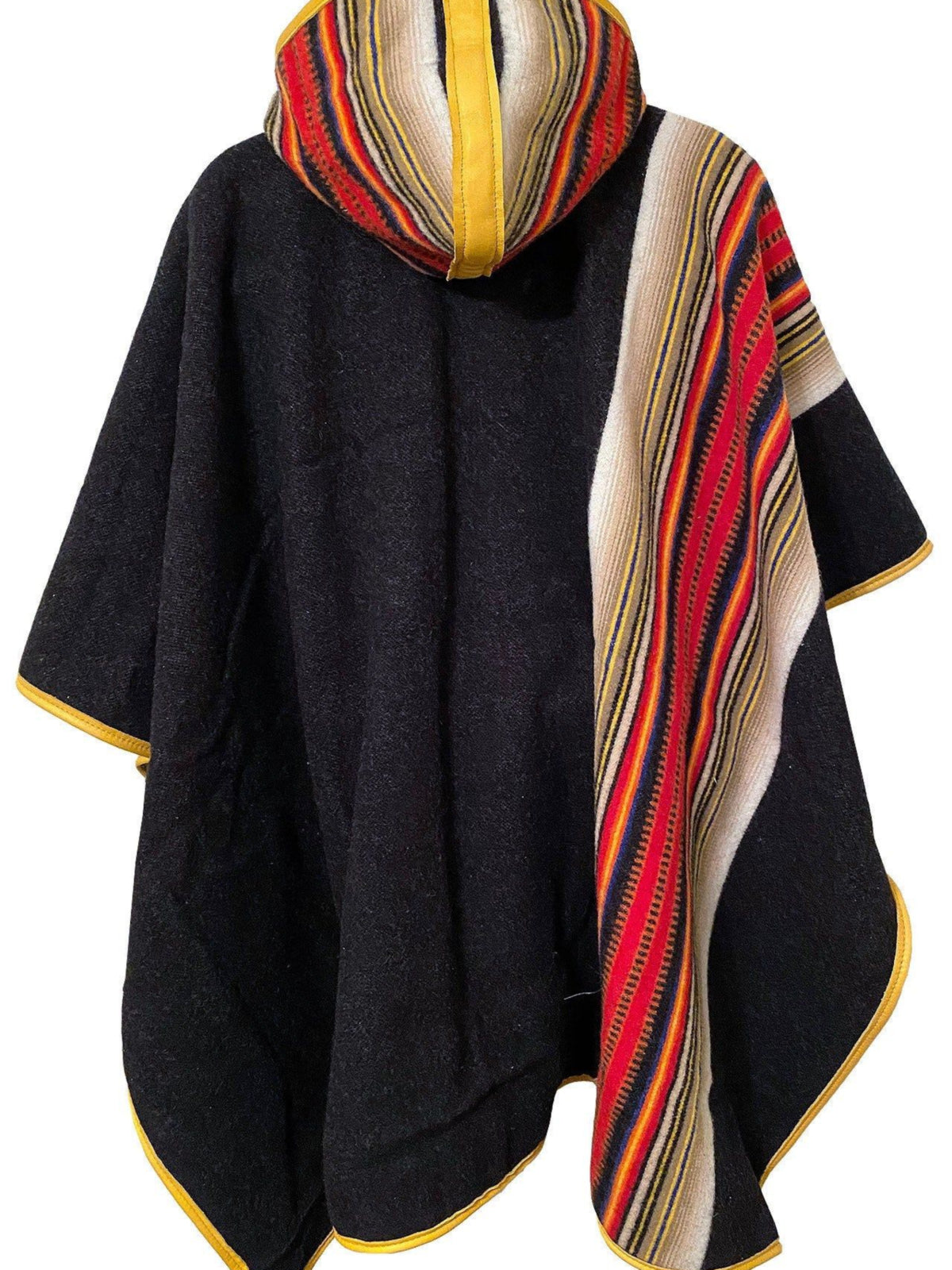 Ethnic Style Striped Printed Cloak