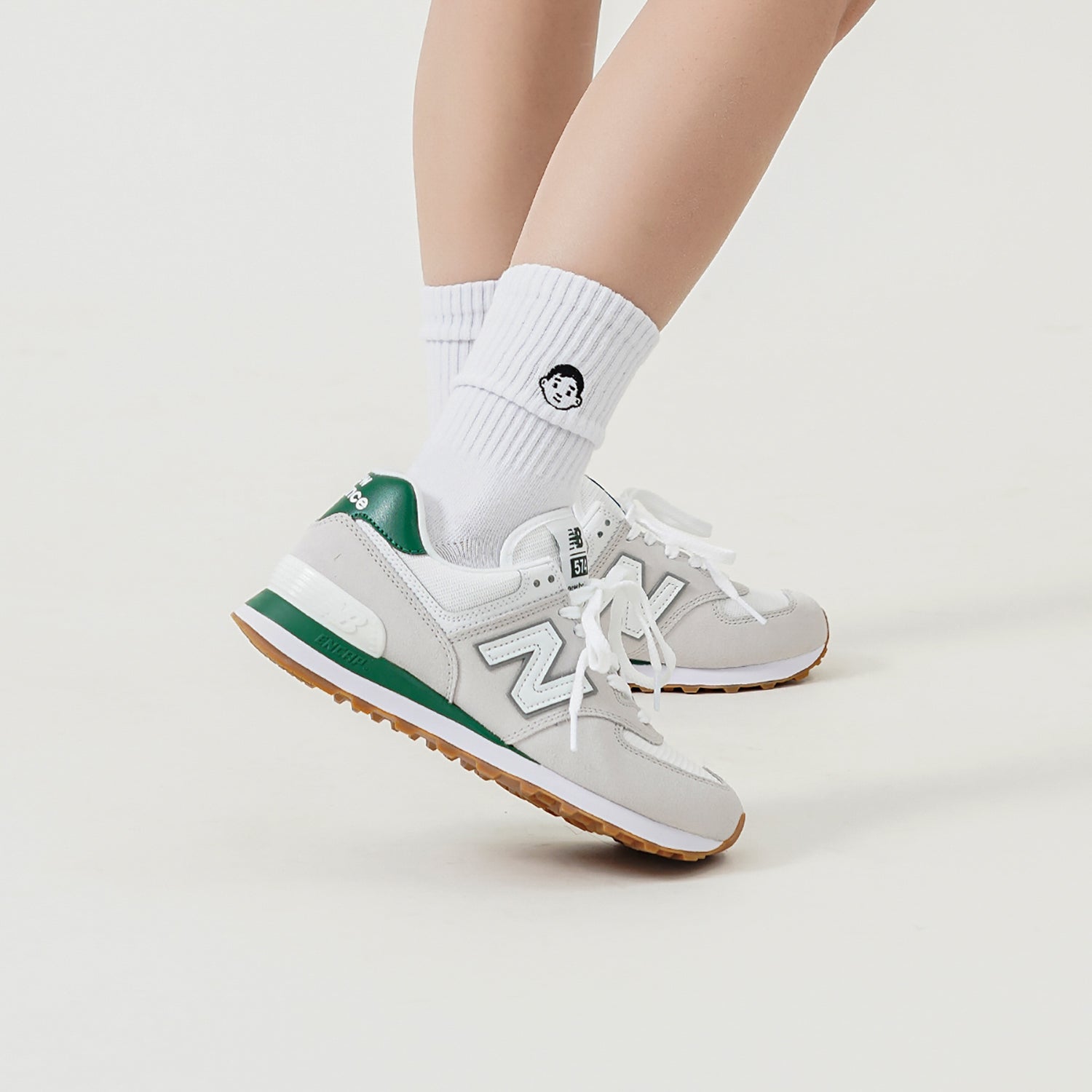 New Balance 574 'White Green' ML574TD2