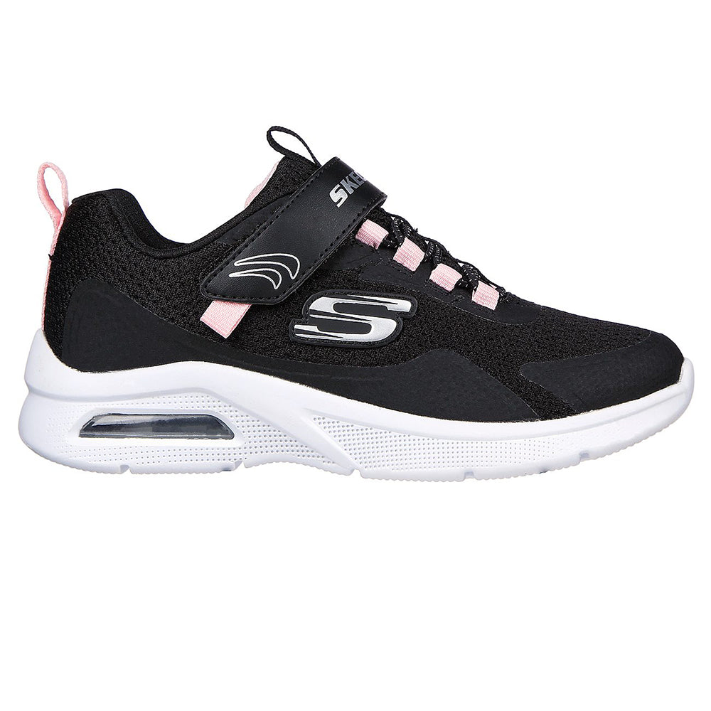 Skechers Girls Microspec Max Shoes - 303540L-BLK