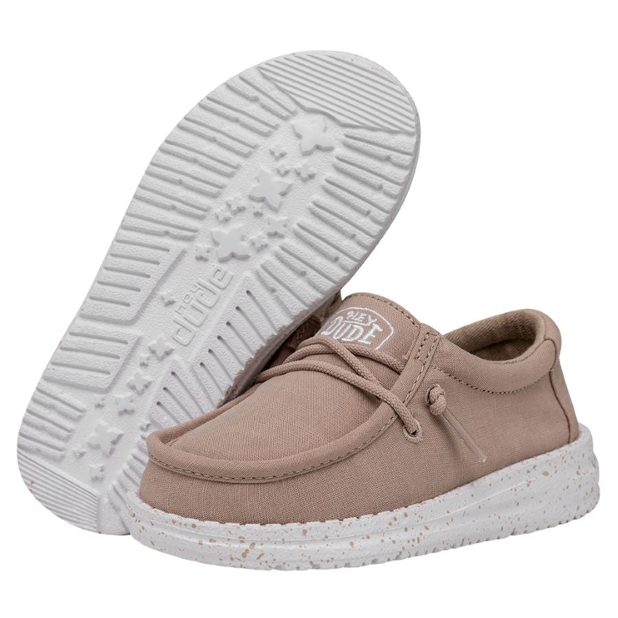 Wally Toddler Slub Canvas - Tan