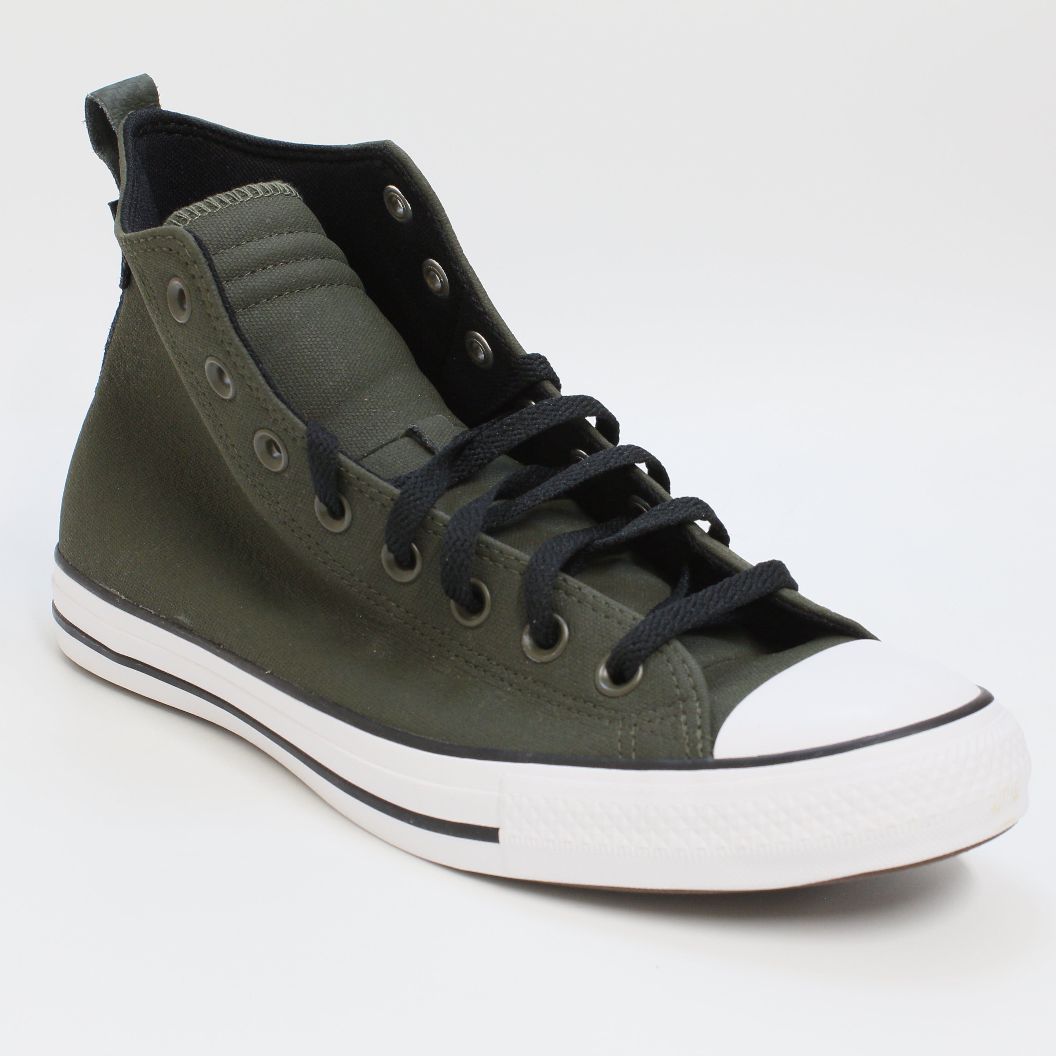 Mens Converse All Star Hi Trainers Utility Green White Black