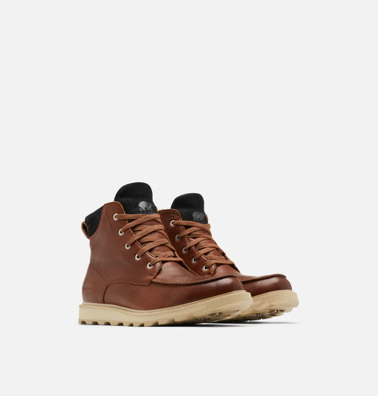 Sorel Men's Madson™ II Moc Toe Waterproof Boot-Gaucho Tan Oatmeal