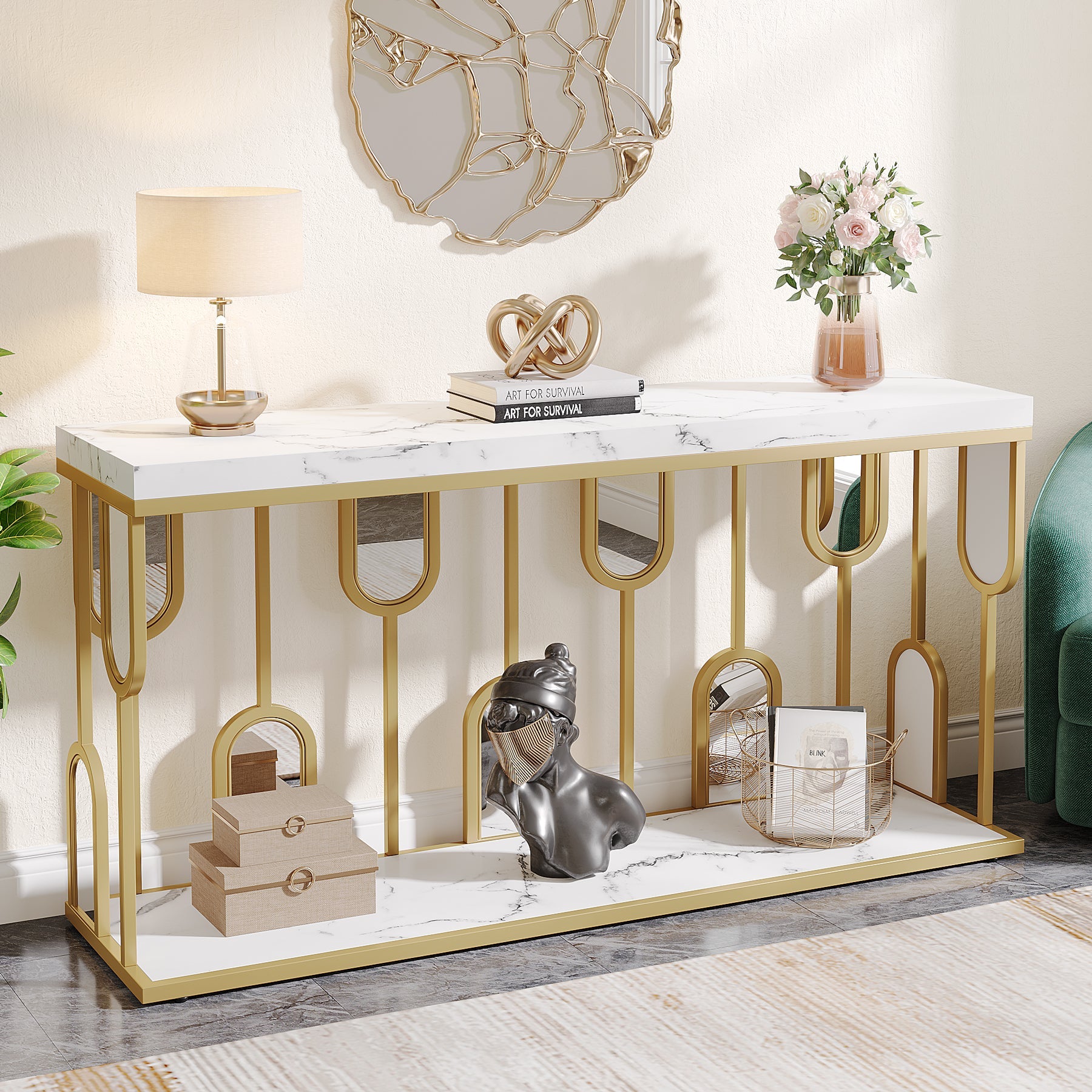 2-Tier Console Table, 59