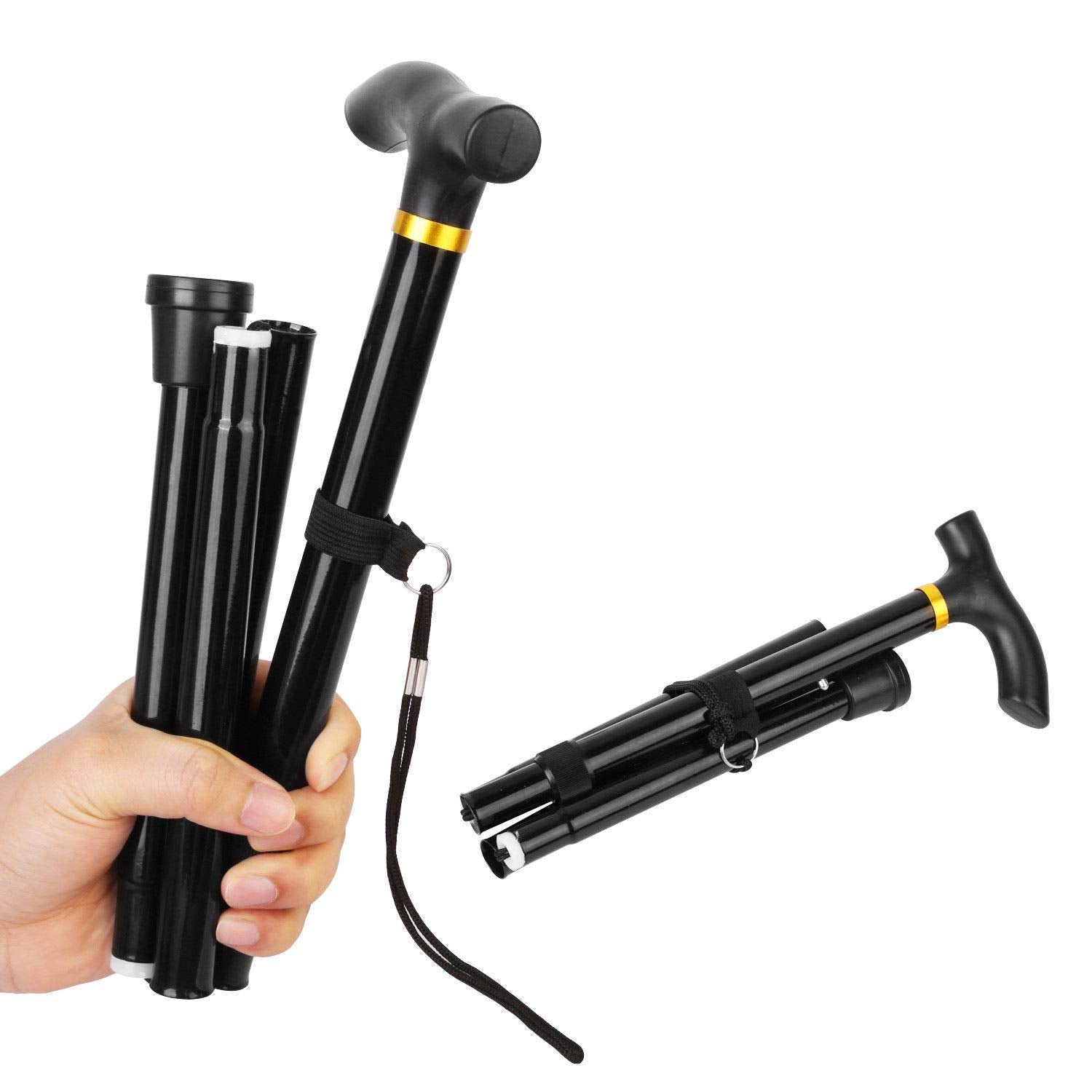 🔥Give First 100 Customers A Spare Armrest As A Gift🔥 Aluminum Alloy Telescopic Folding Cane