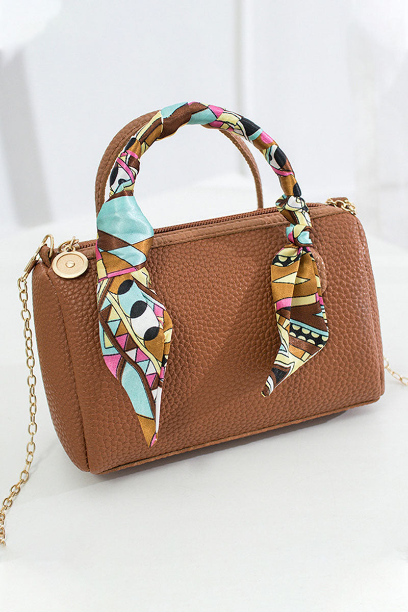 Fashion Solid Patchwork Chains Bags