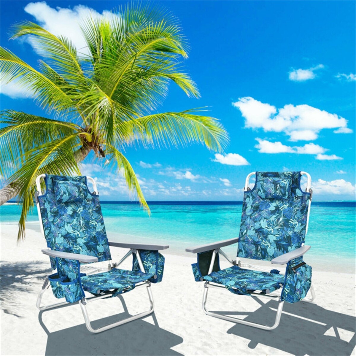 4 Pack 5 Position Outdoor Folding Backpack Beach Reclining Chair N A   79dc08165f5c6ae8a018f0aba177f83d56c27d01 