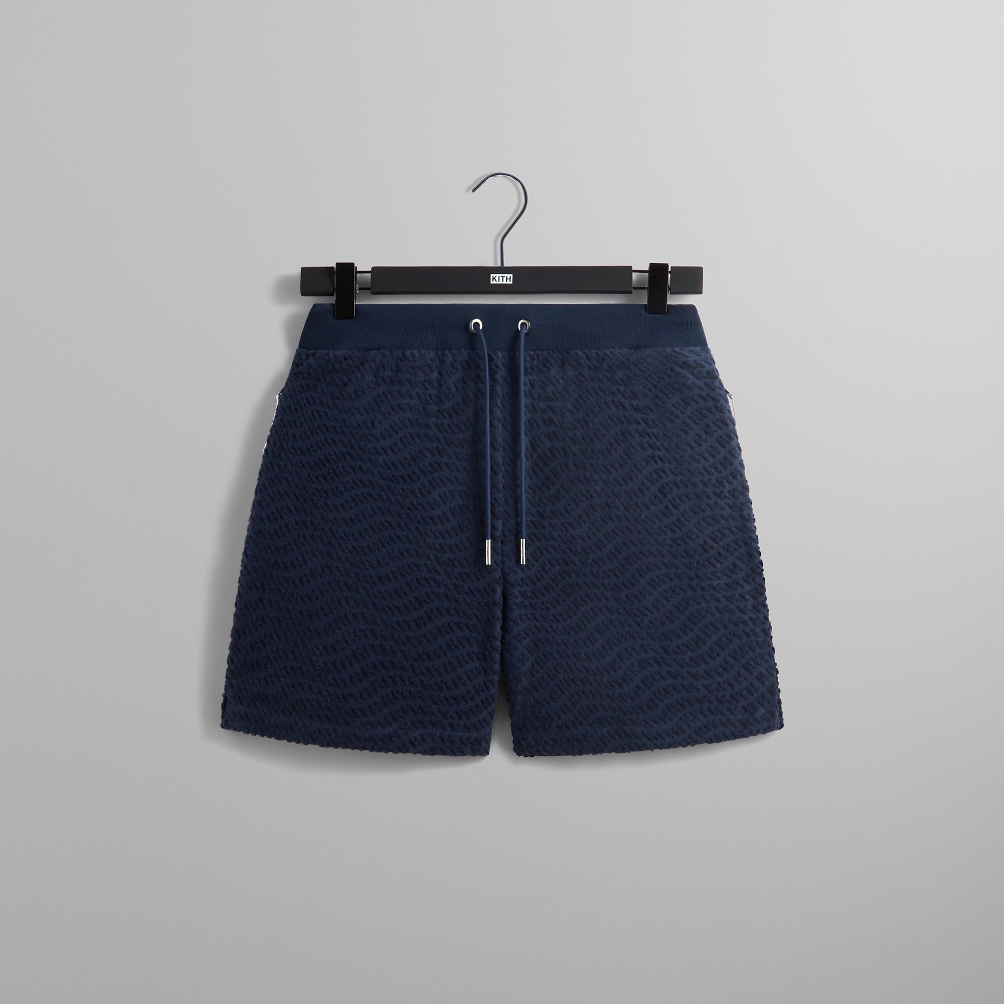 Kith Wavy Monogram Terry Graham Short - Nocturnal