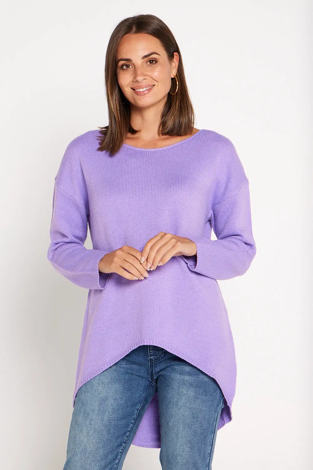 Gracie Knit Jumper - Lavender