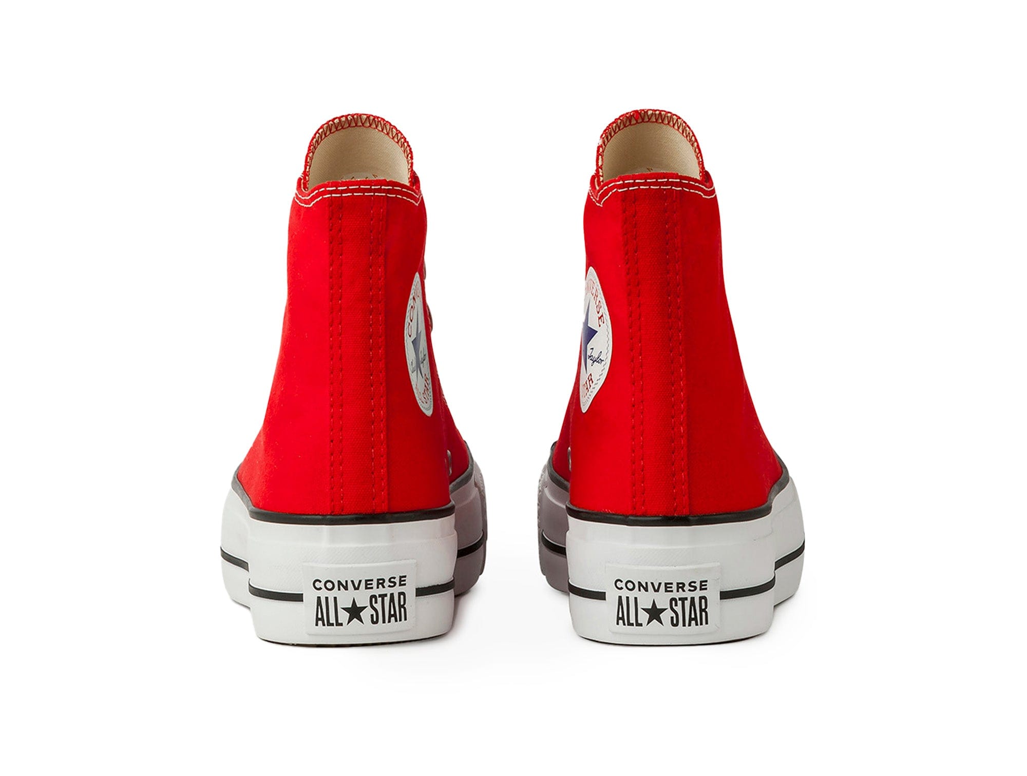 Converse Chuck Taylor Plataforma Hi Womens Rojo