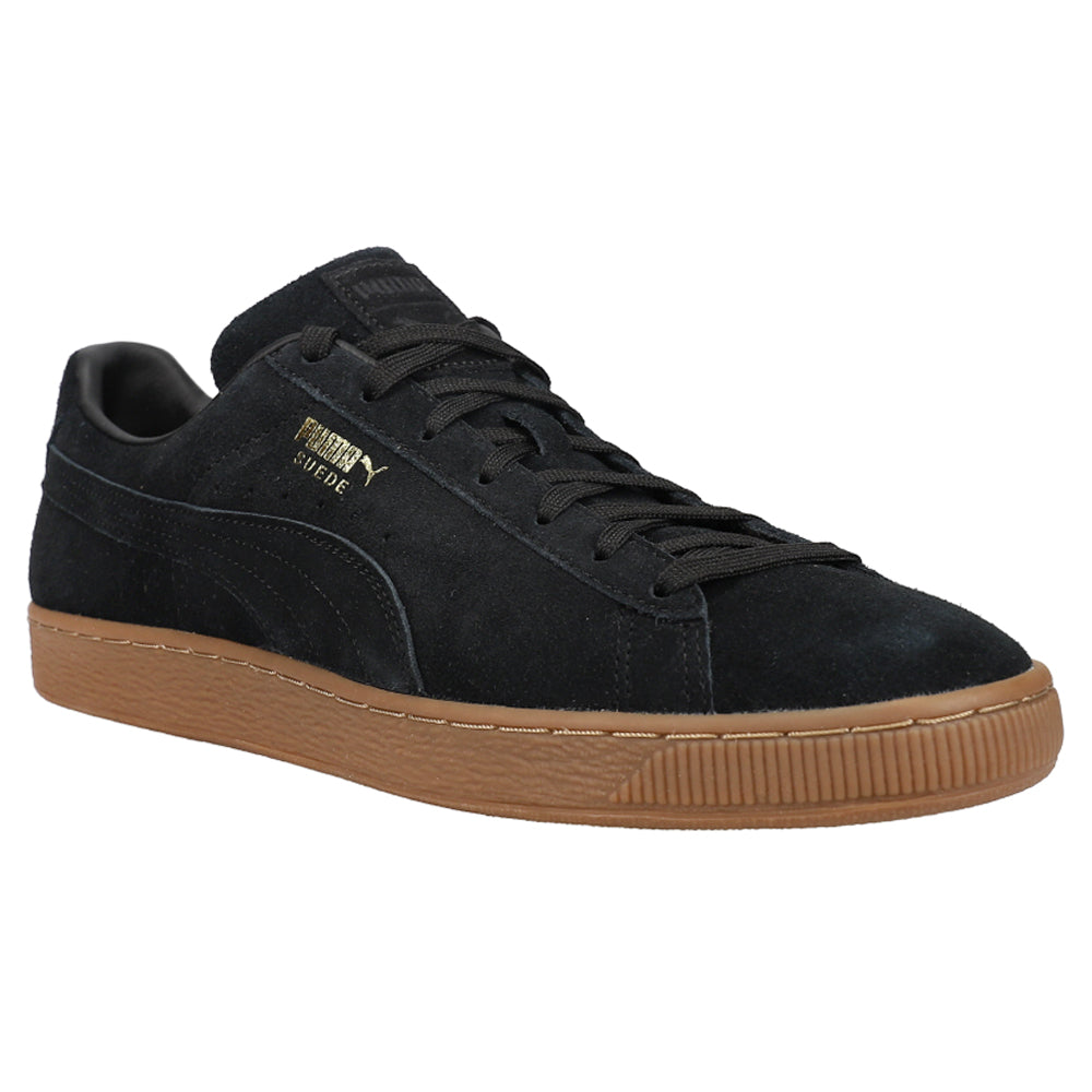 Suede Gum Lace Up Sneakers