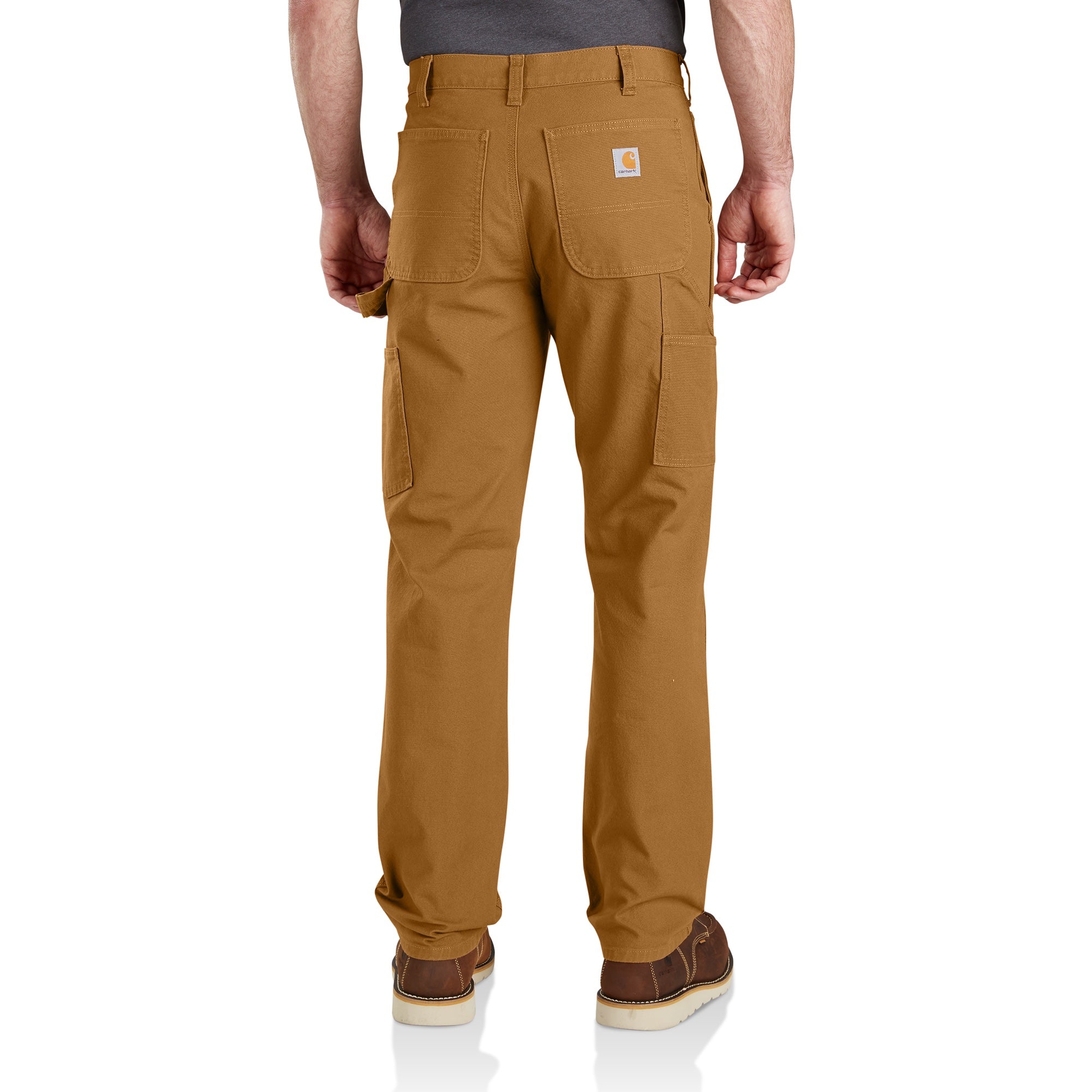 Carhartt Rugged Flex® Relaxed Fit Duck Dungaree_Carhartt Brown