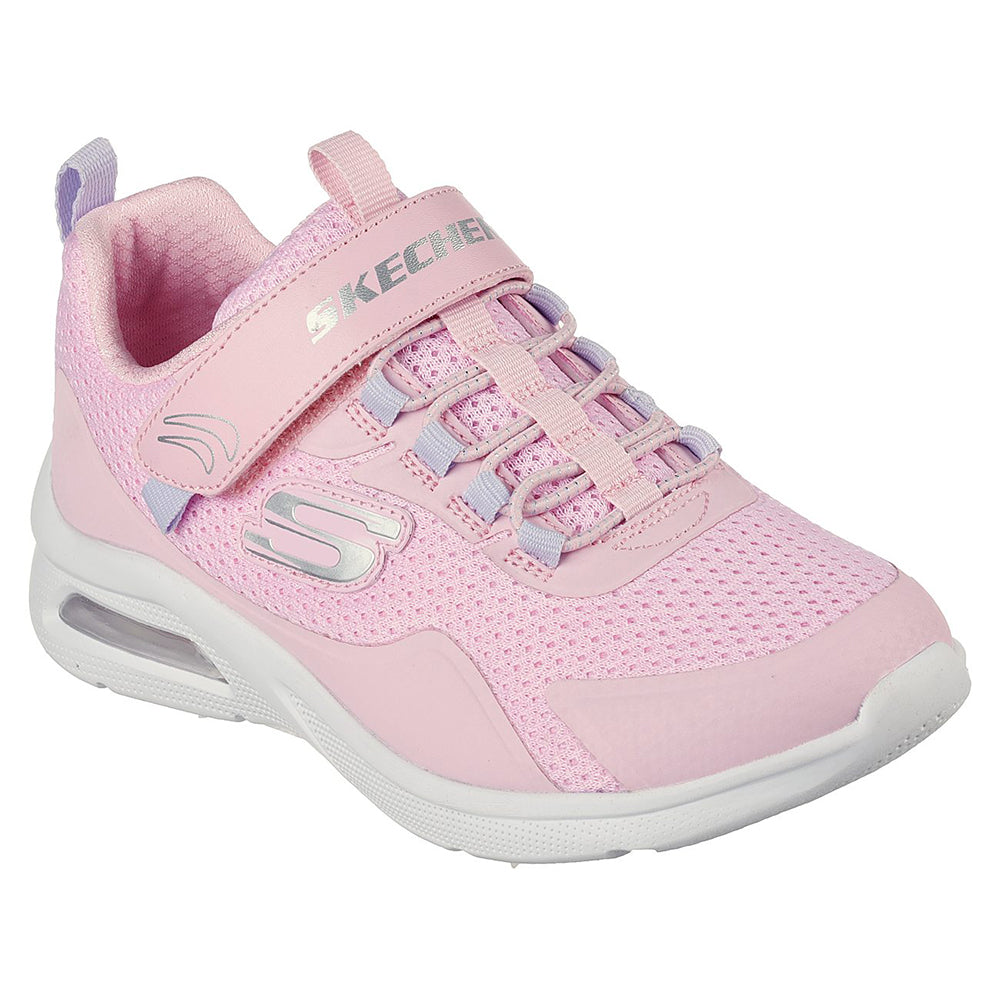 Skechers Girls Microspec Max Shoes - 303540L-LTPK