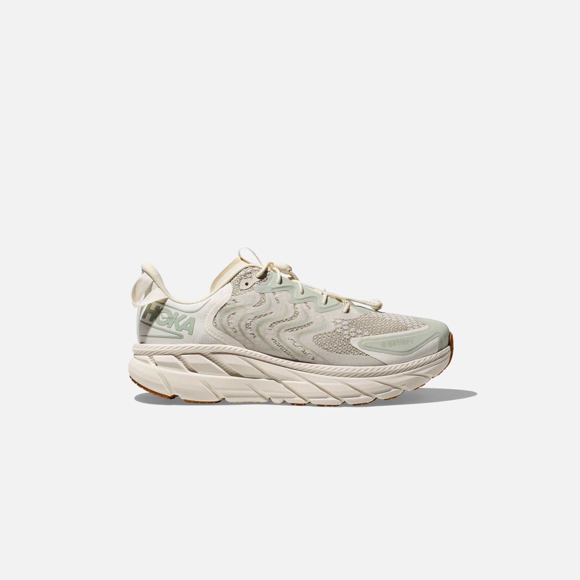 Hoka One One x Satisfy Clifton LS -  Celadon Tint / Whisper