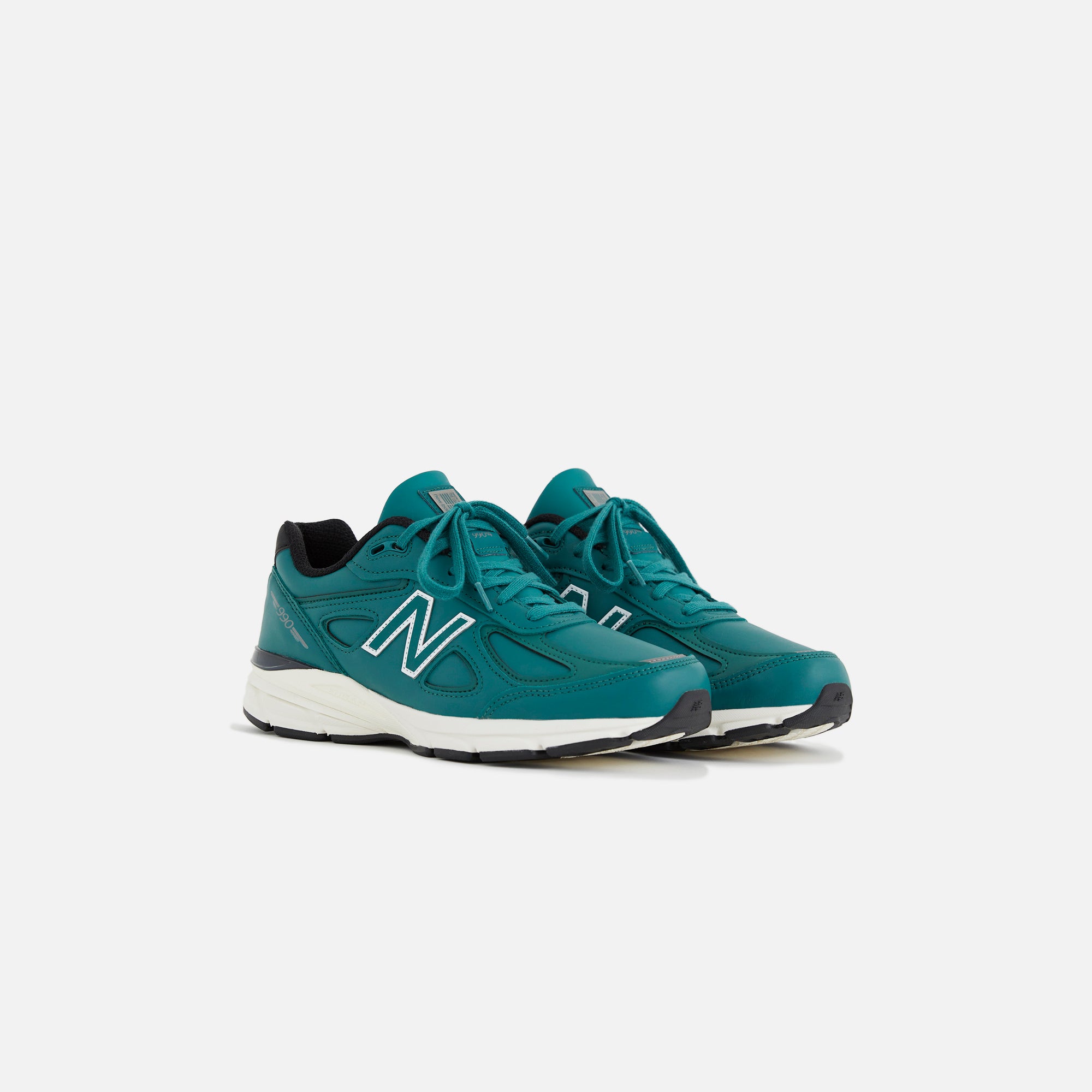 New Balance 990v4 Made in USA - Vintage Teal / White