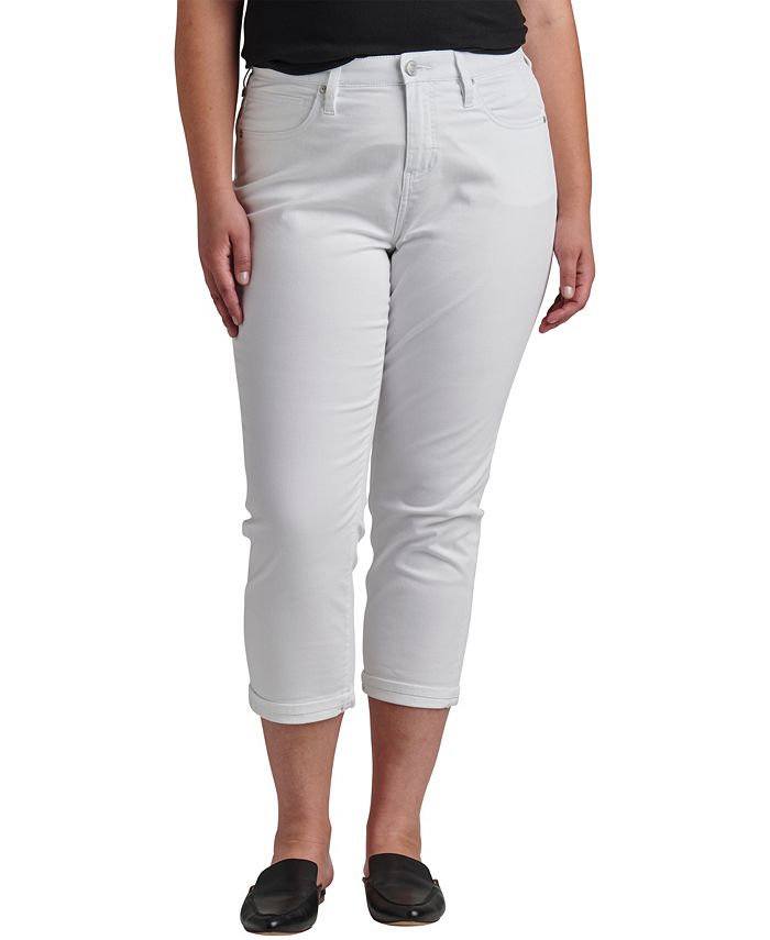 Plus Size Cecilia Mid Rise Capri Pants