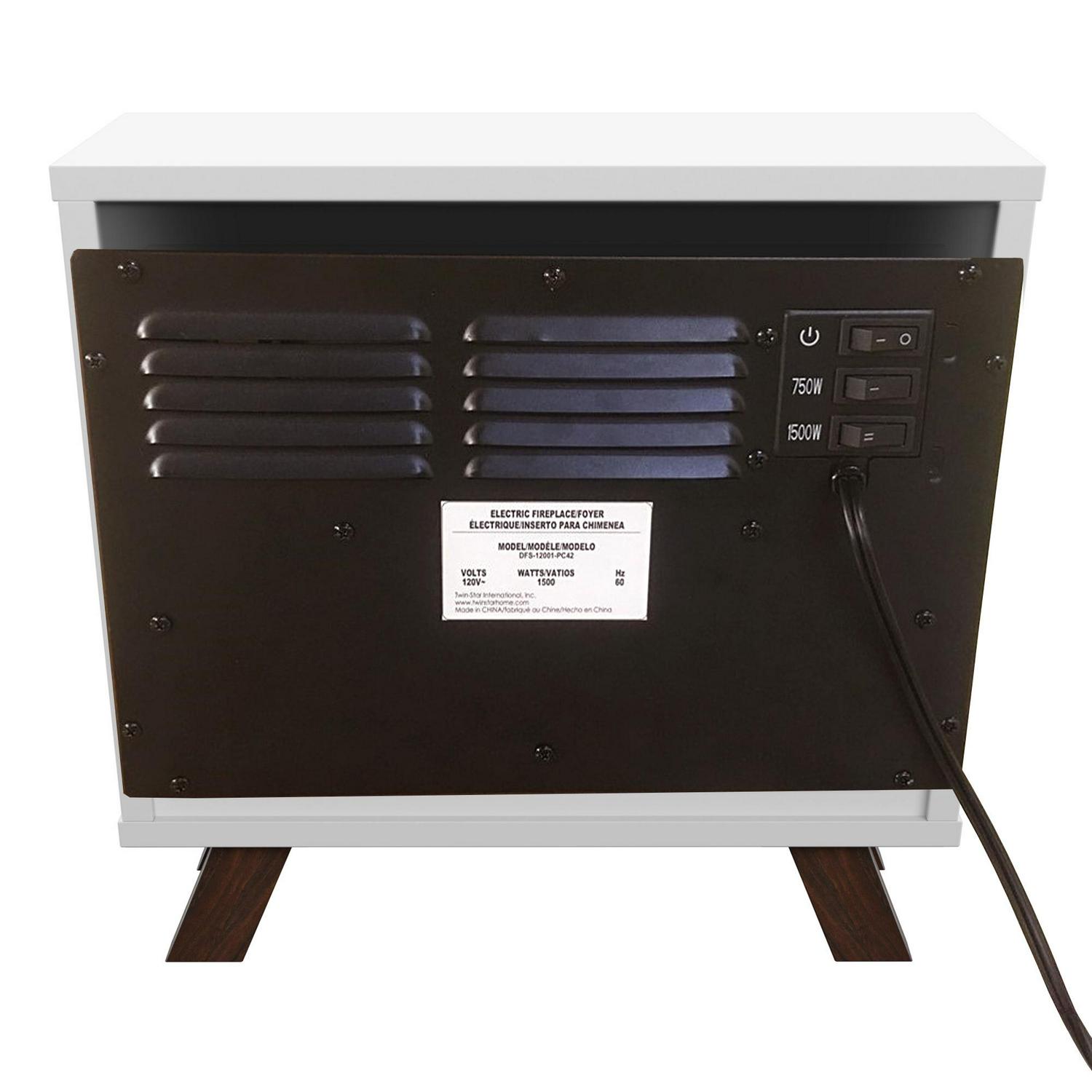 DuraflameA Mid Century Tabletop Electric Fireplace Space Heater