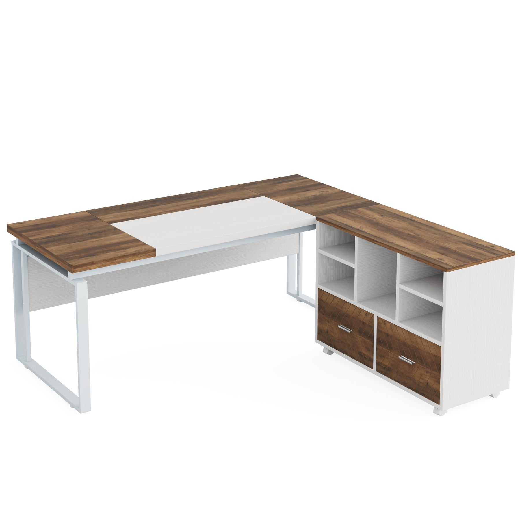 L-Shaped Executive Desk, 63