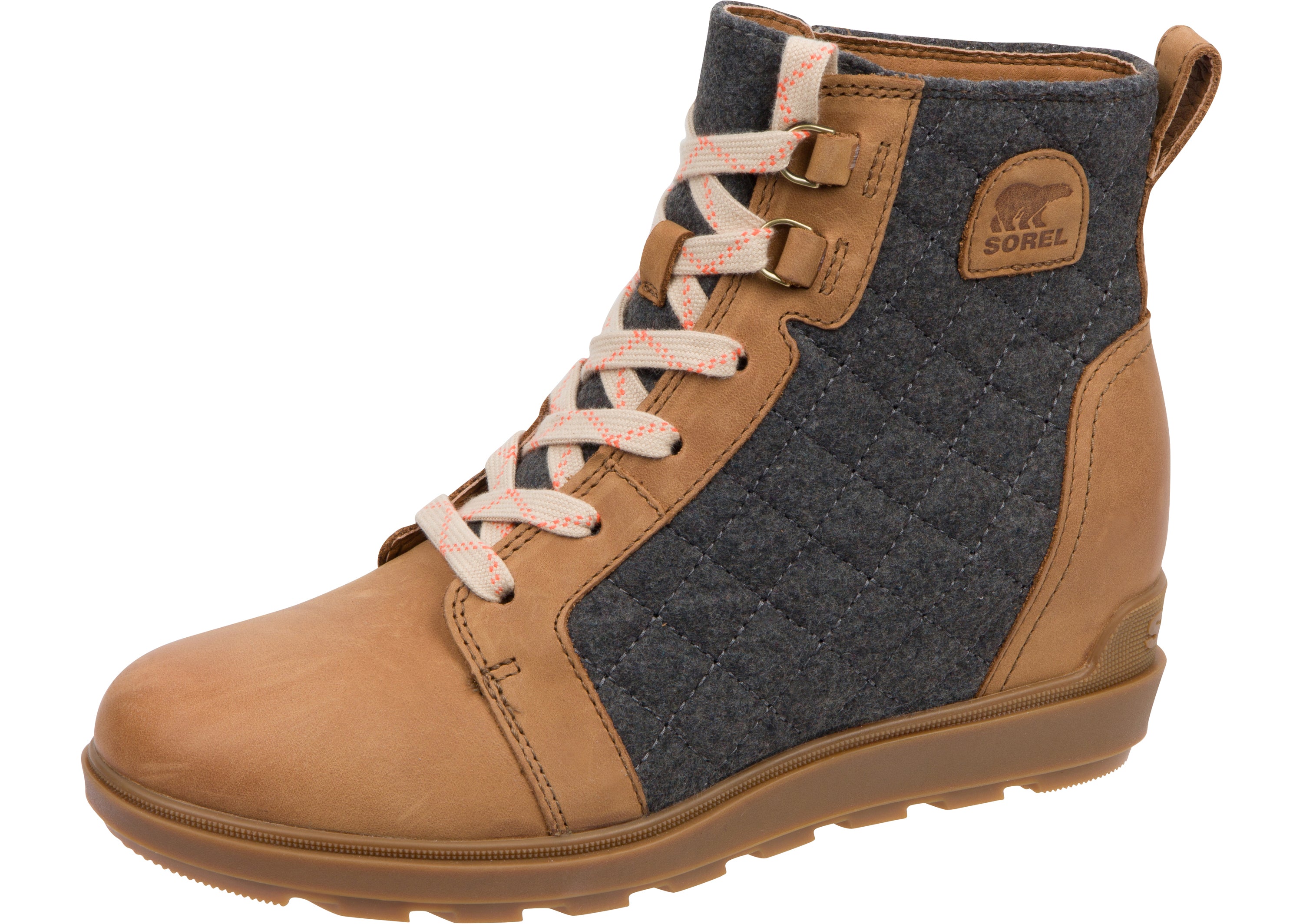 Sorel Womens Evie II NW Lace Velvet Tan Gum 10