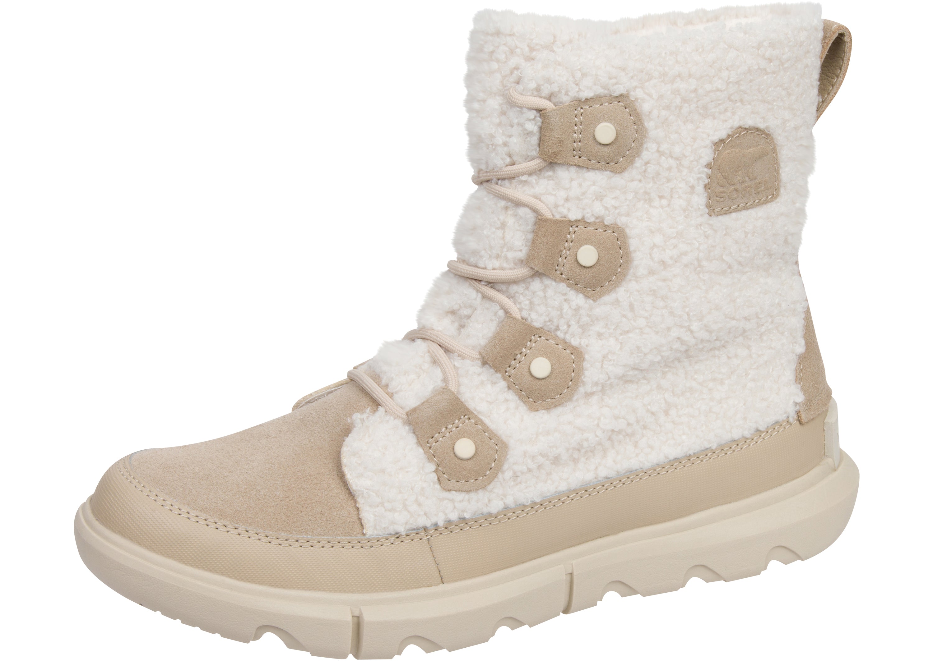 Sorel Womens Explorer II Joan Cozy Ancient Fossil/Sea Salt