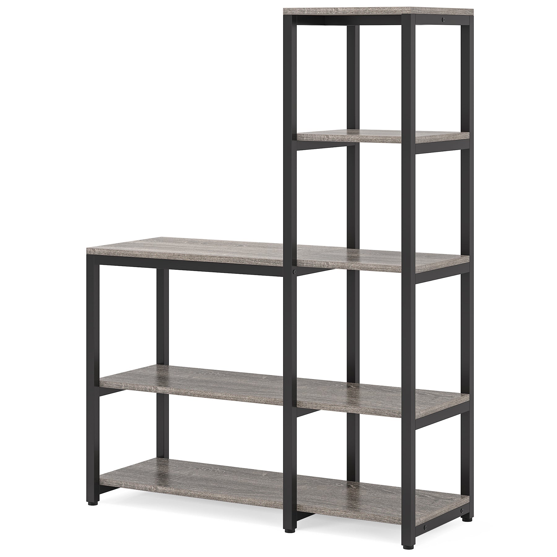 Ladder Bookshelf, 5-Tier Etagere Bookcase Display Rack for Home Office