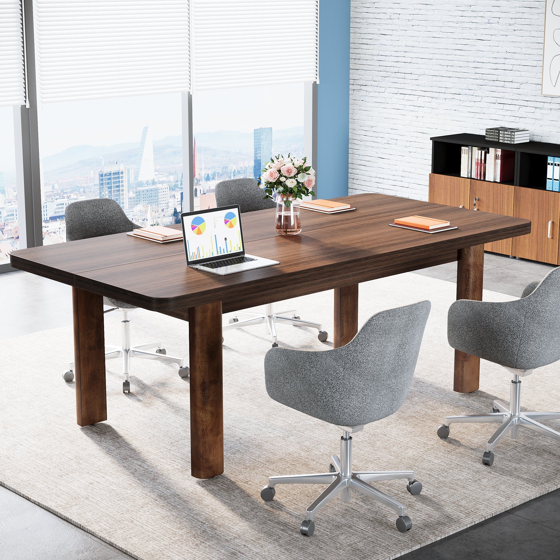 Wood Executive Desk, 62.99