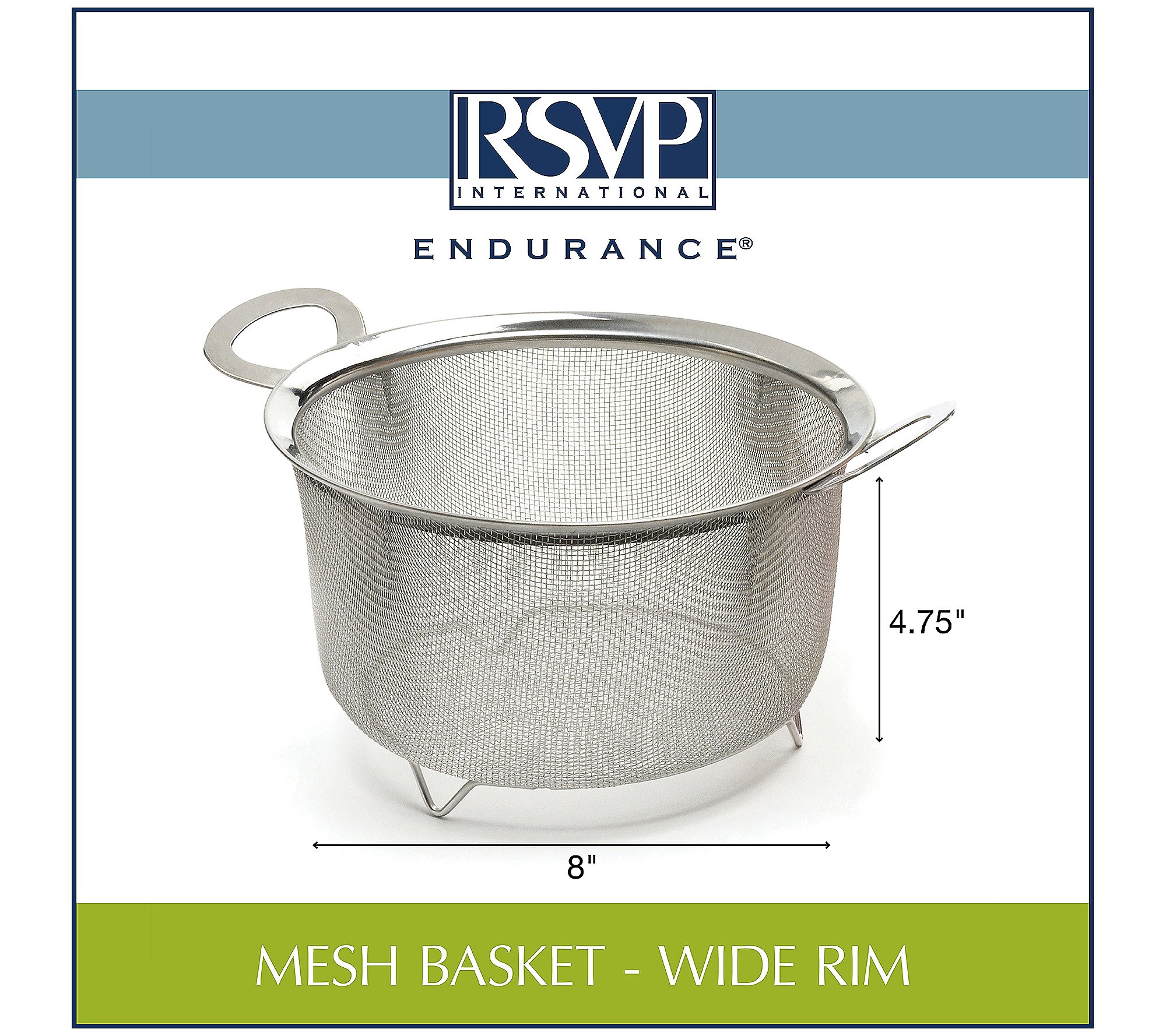 RSVP Endurance Wide-Rim Mesh Basket