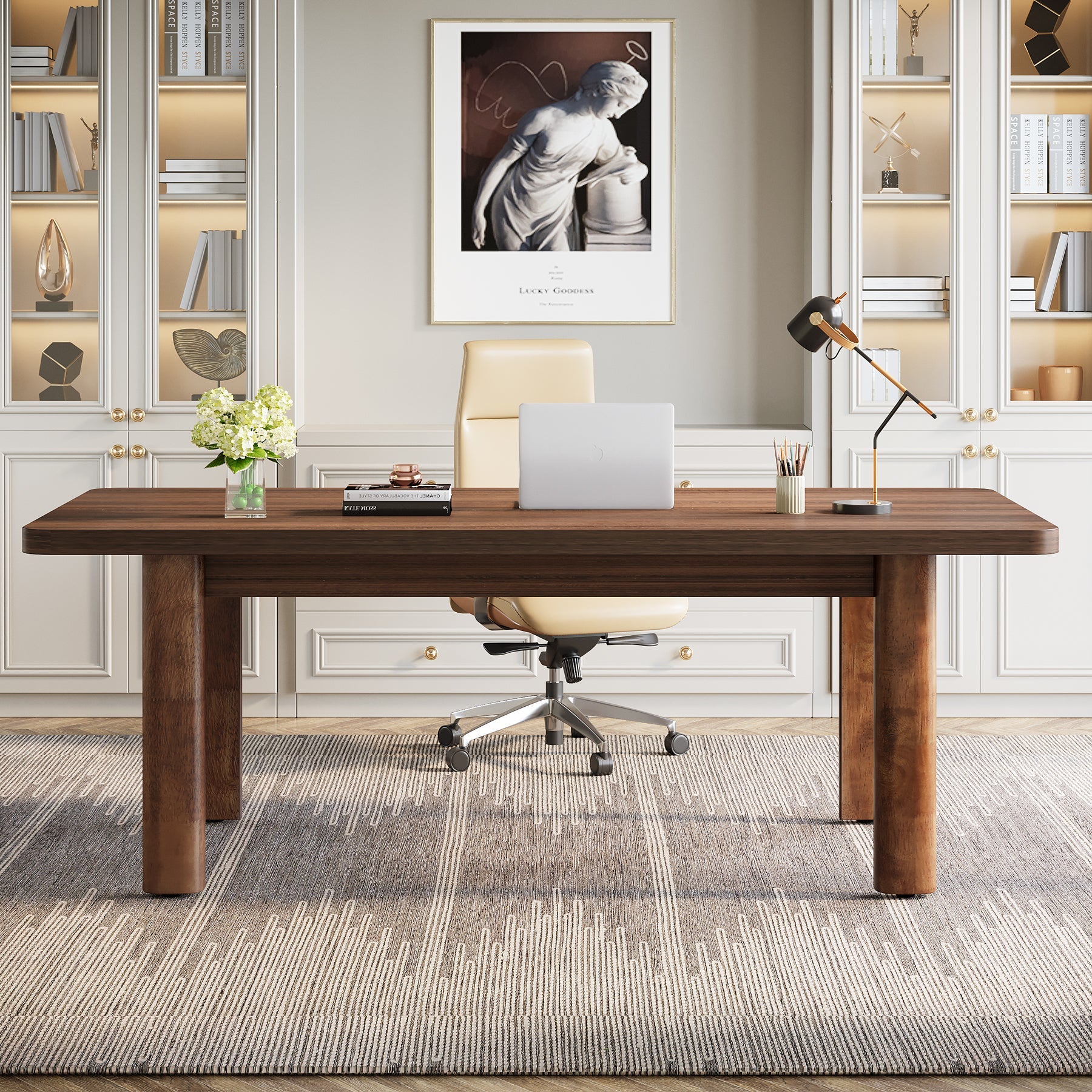 Wood Executive Desk, 62.99