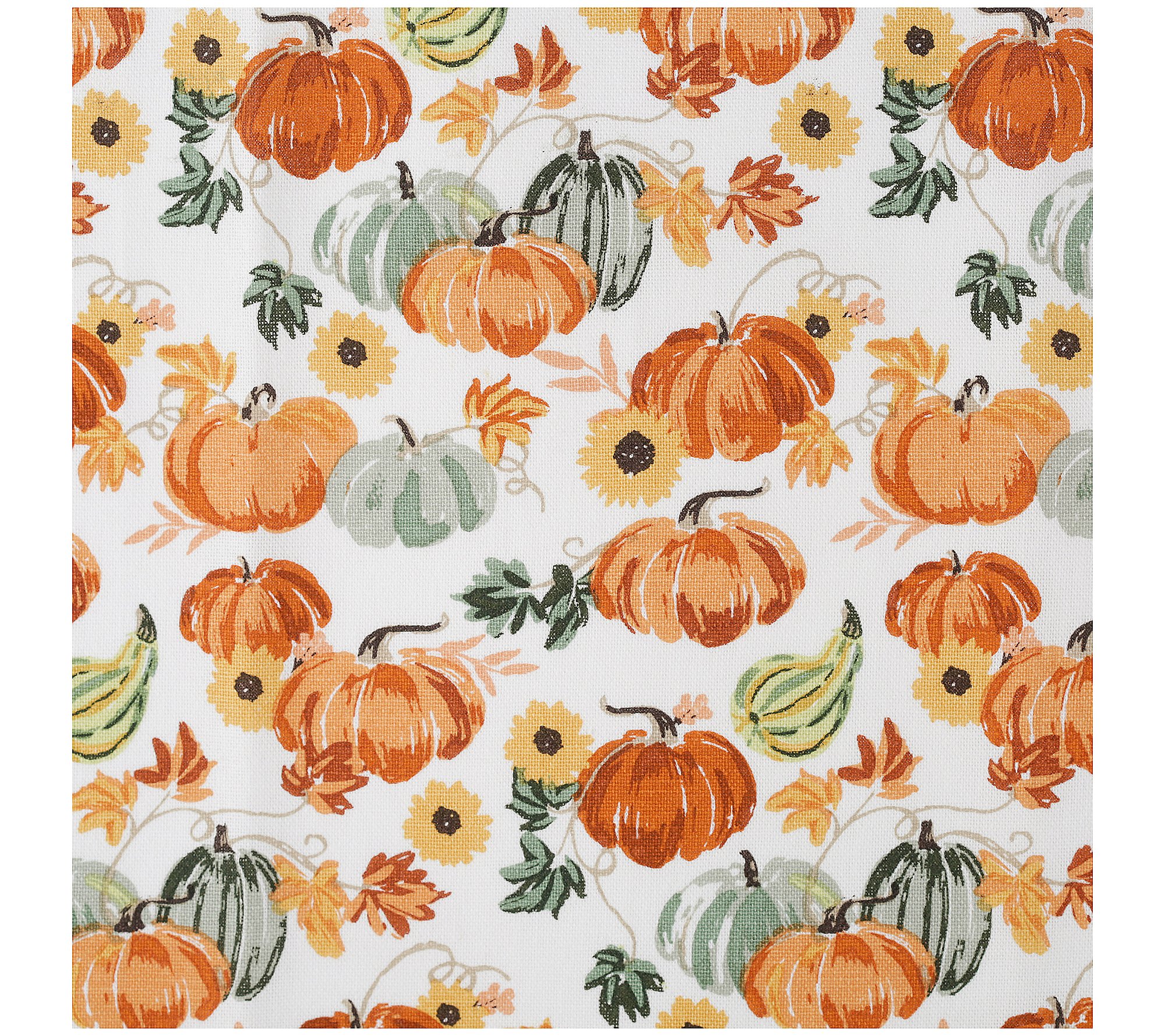 Design Imports Set of 3 Crazy Pumpkin Lady Kitchen Towels