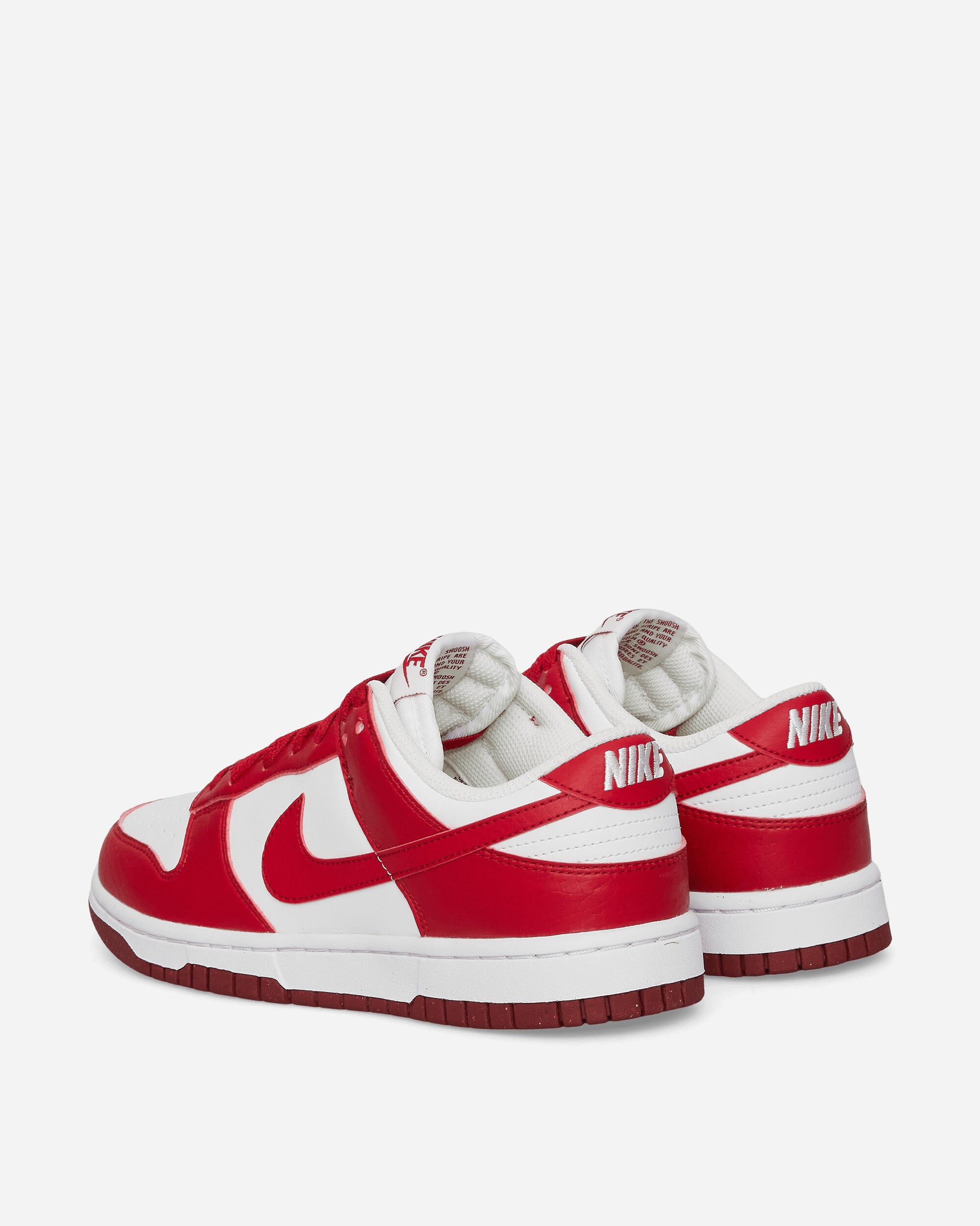 WMNS Dunk Low Next Nature Sneakers White / Gym Red