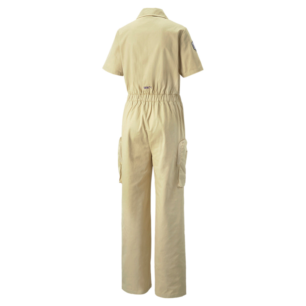 We Are Legends Collared Short Sleeve Jumpsuit