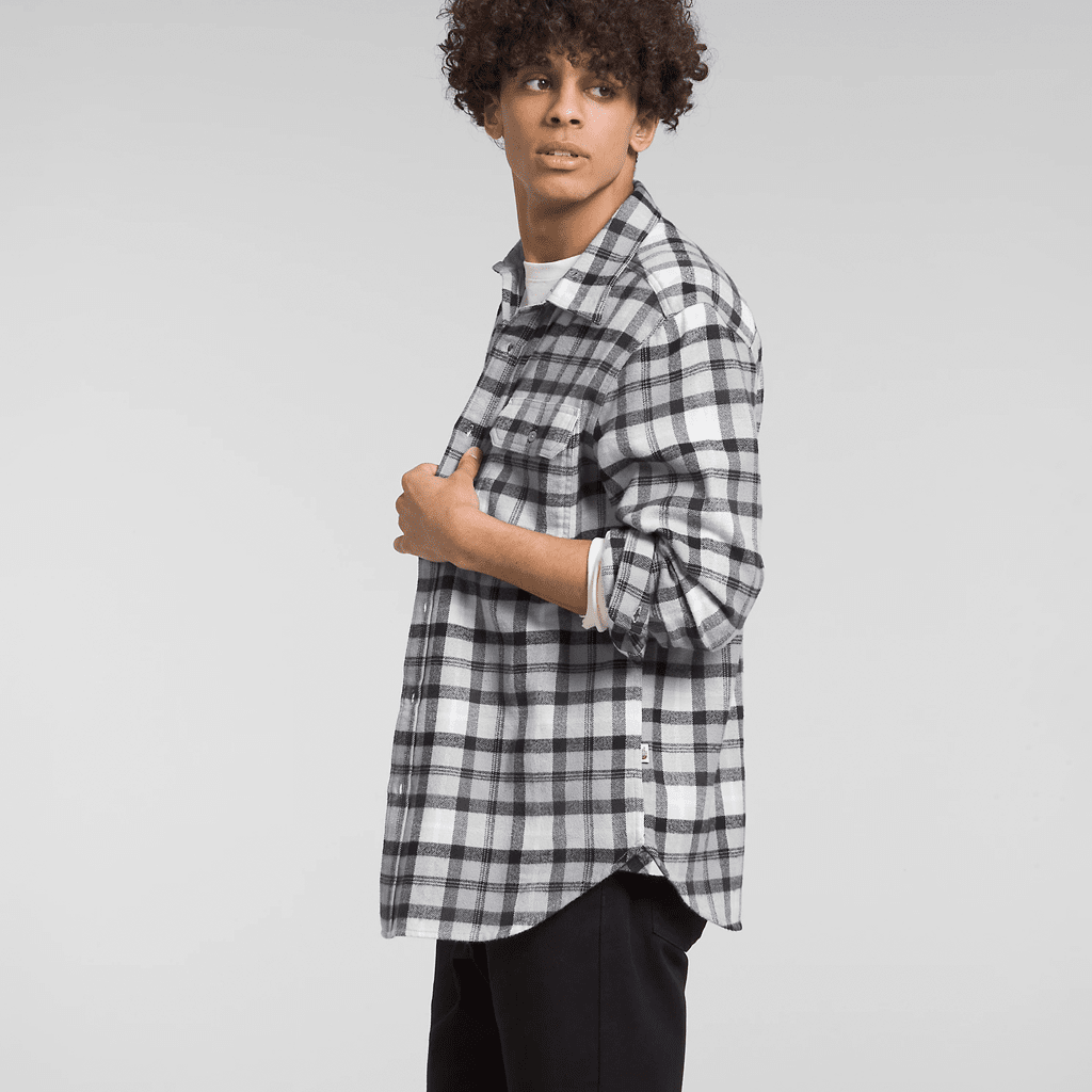 Arroyo flannel shirt - Meld grey medium bozeman plaid