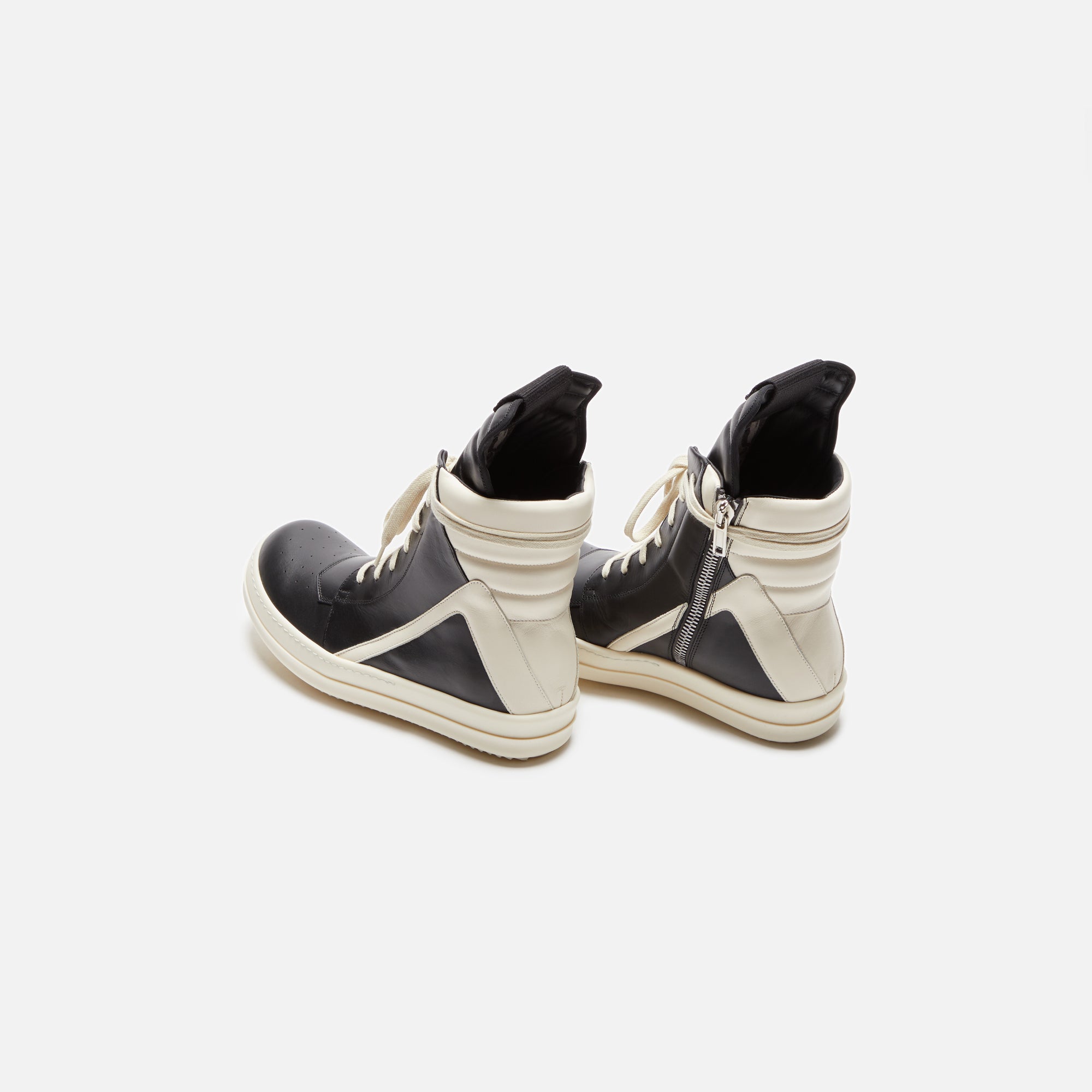 Rick Owens Geobasket - Black / Milk / Milk