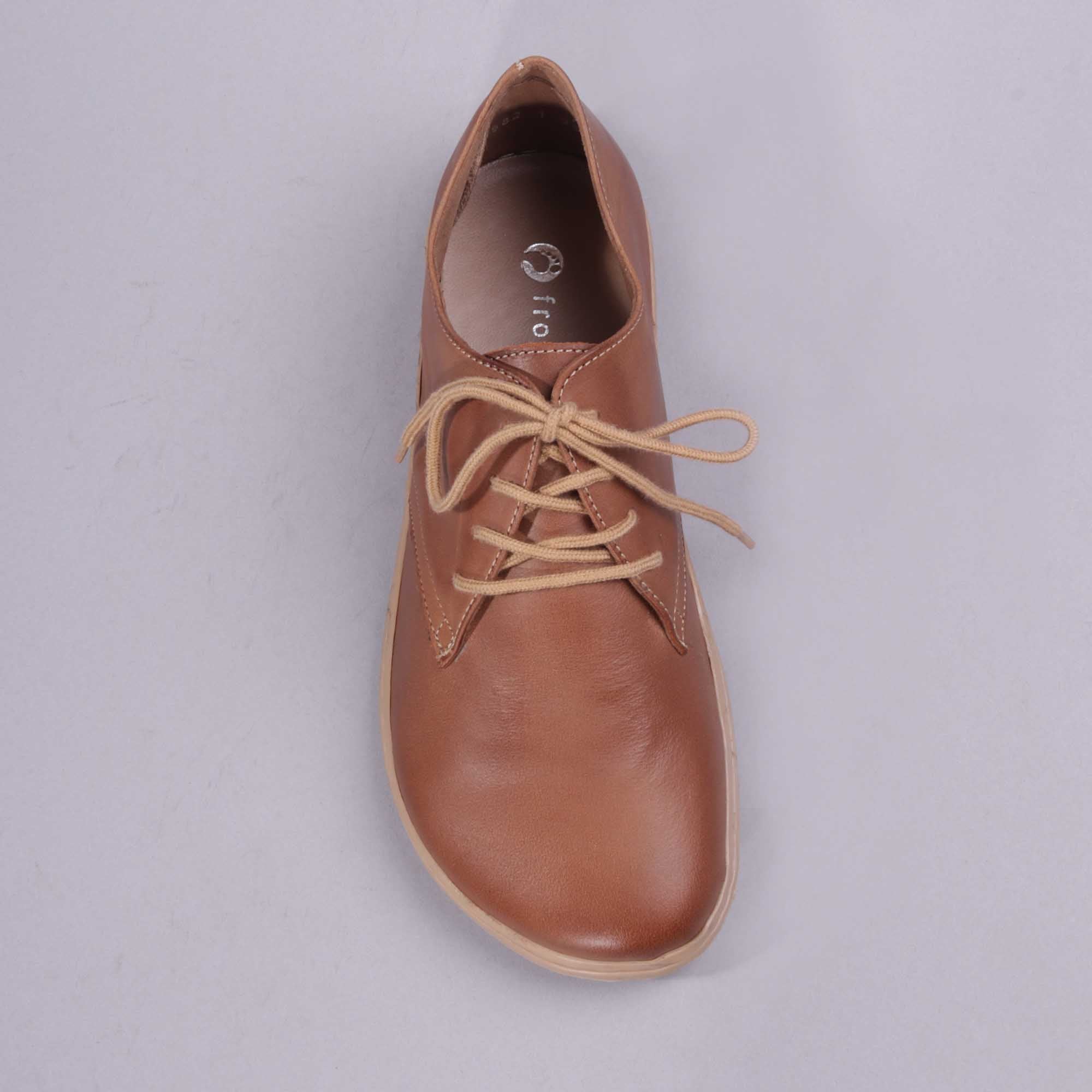 Men's Lace-up Shoe with Removable Footbed in Whisky - 12403