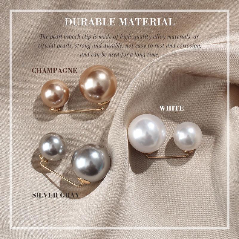 Pearl Brooch Fashion Sweater Shawl Clip