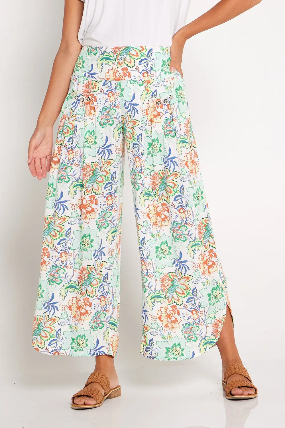 Cheyenne Pants - Floral Green