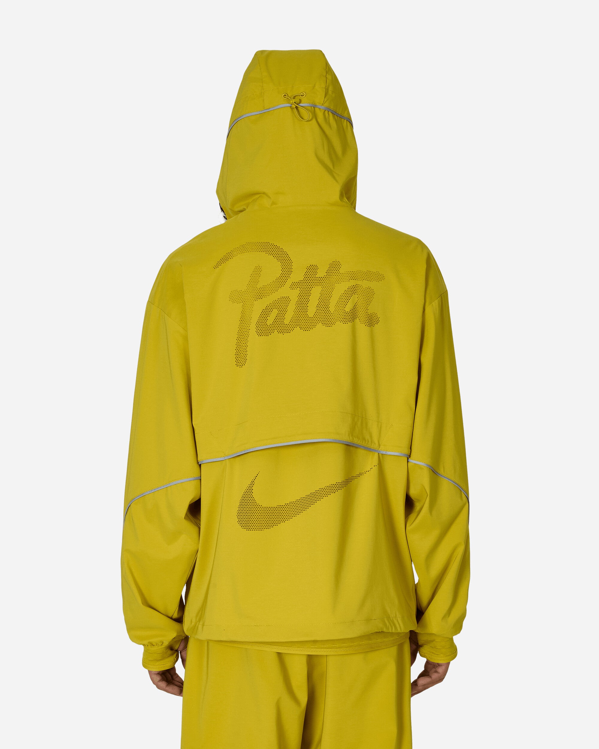 Patta Running Team Hooded Track Jacket Saffron Quartz