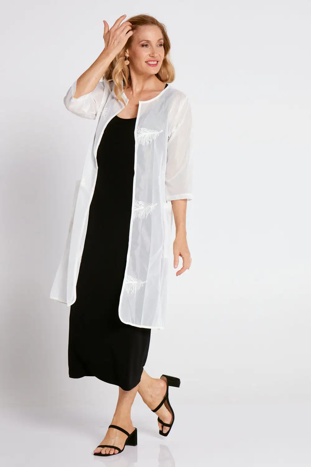 Belize Jacket - White Fern
