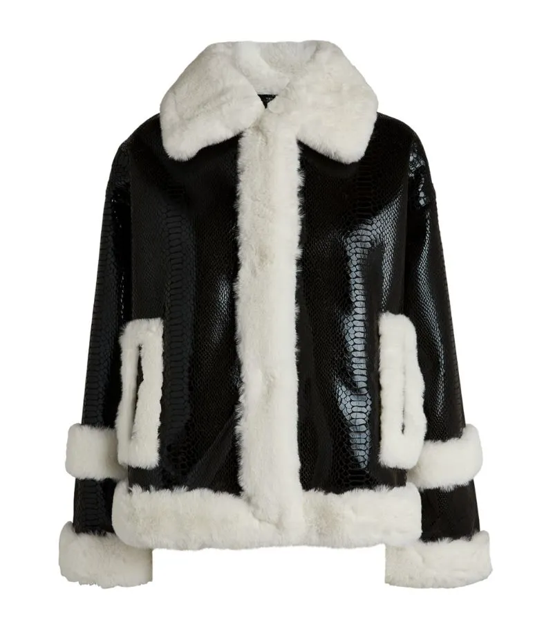 Ladies winter black jacket