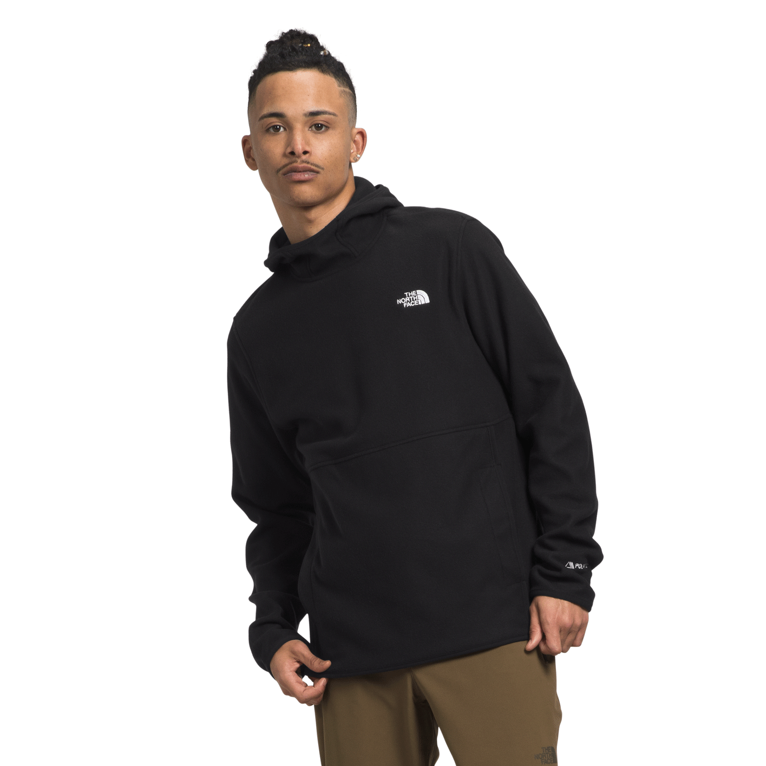 The North Face Men's Alpine Polartec 100 Pullover Fleece 2024 TNF Black