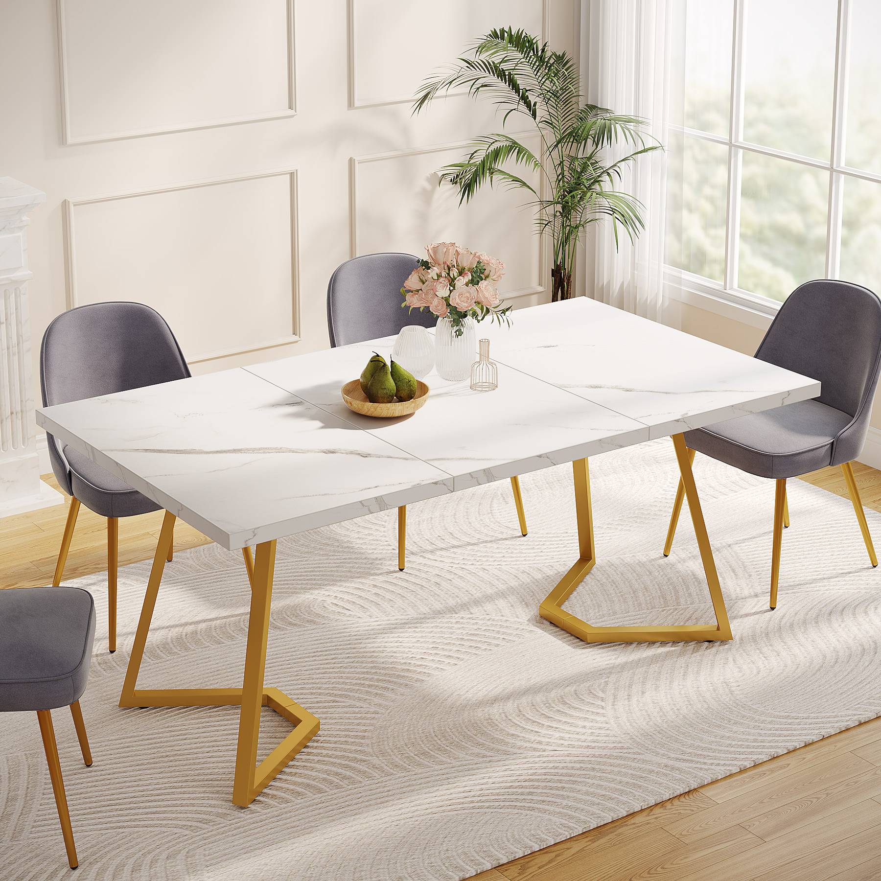 Rectangular Dining Table, 55