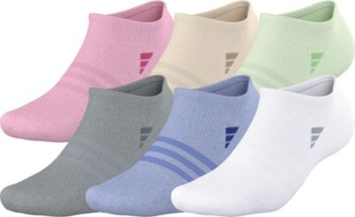 adidas Women's Superlite 3.0 6-Pack No Show Socks