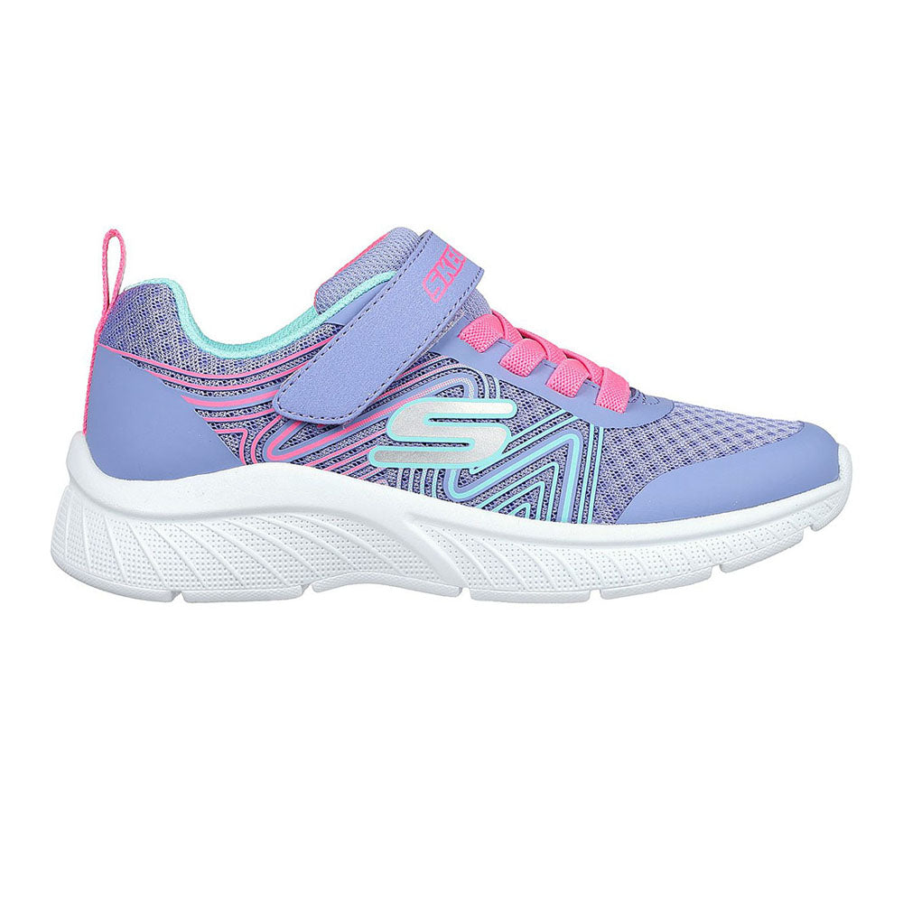 Skechers Girls Microspec Plus Shoes - 303535L-PWMT