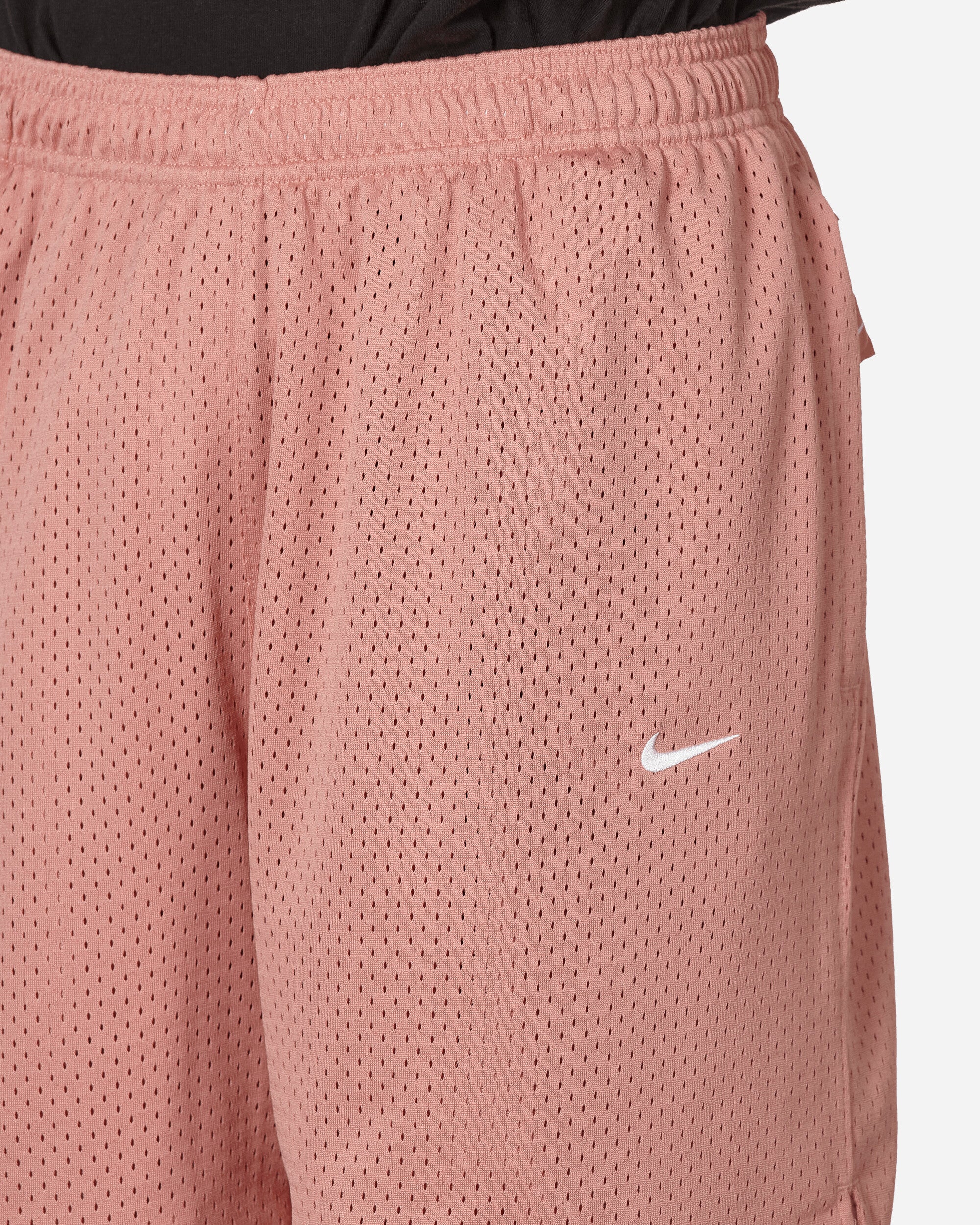 Solo Swoosh Mesh Short Red Stardust