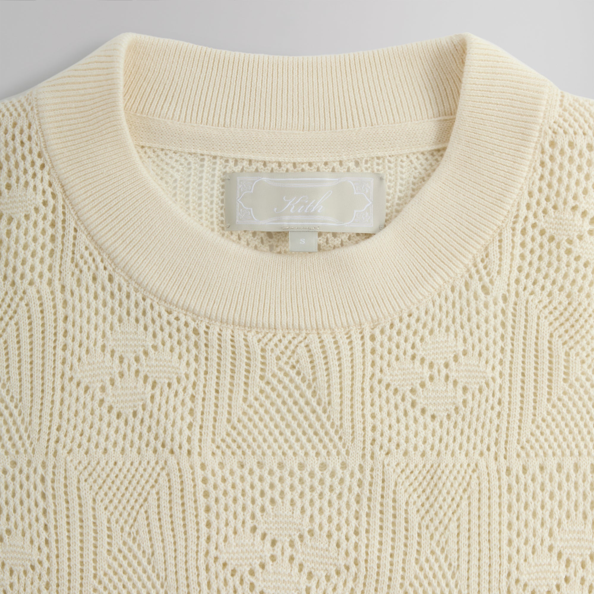 Kith Tilden Crochet Shirt - Sandrift