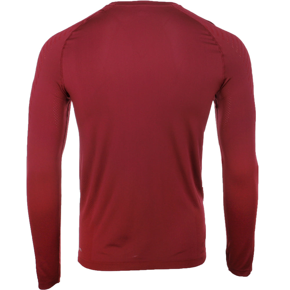 Formknit Seamless Logo Crew Neck Long Sleeve Training Athletic T-Shirt