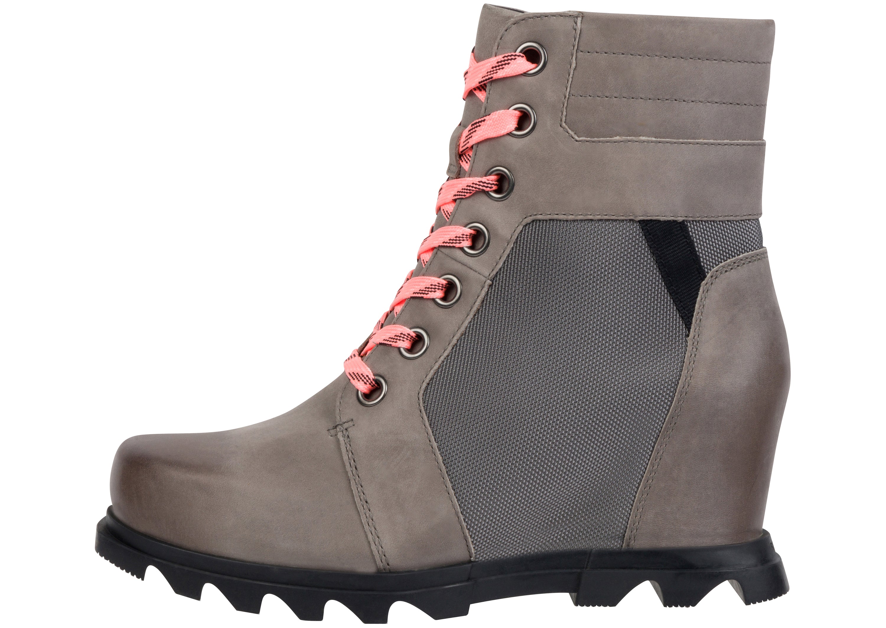 Sorel Womens Joan of Arctic Wedge III Lexie Quarry Black