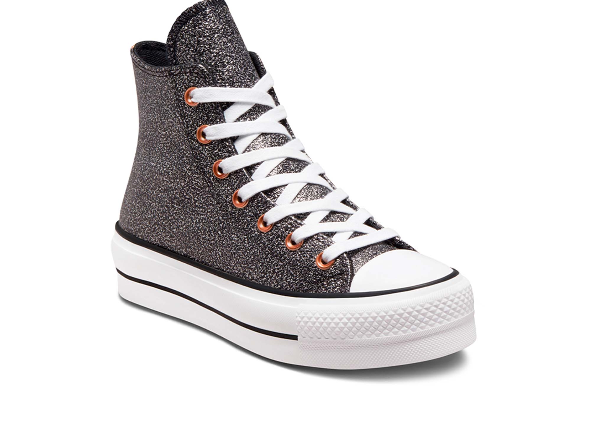 Converse Chuck Taylor Plataforma Hi Forest Glam Womens Negro