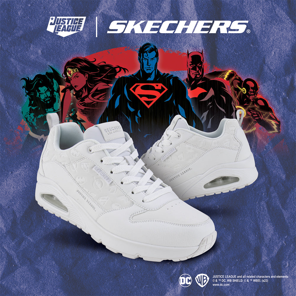 Skechers Men DC Collection SKECHERS Street Uno Shoes - 802012-WHT